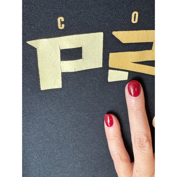 Nike Sweatshirt Men Medium Black Club Fleece Pullover Hoodie Athleisure Athletic - Picture 5 of 8